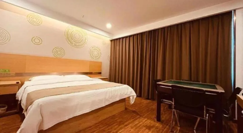 Bed in GreenTree Inn Huangshi Huahu Development Zone Daquan Road