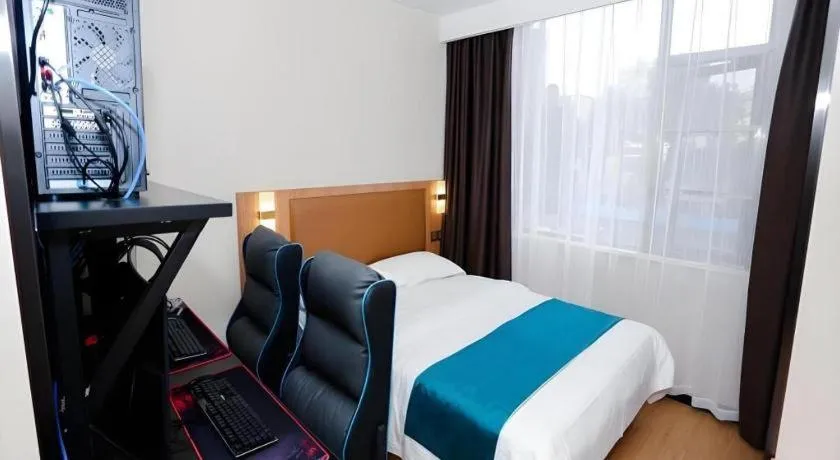 Bed in GreenTree Inn Huangshi Huahu Development Zone Daquan Road