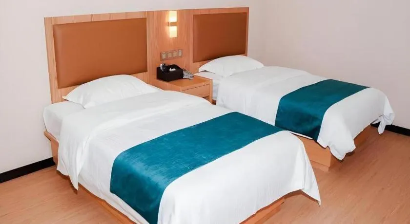 Bed in GreenTree Inn Huangshi Huahu Development Zone Daquan Road