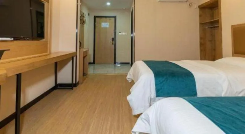 Bed in GreenTree Inn Huangshi Huahu Development Zone Daquan Road