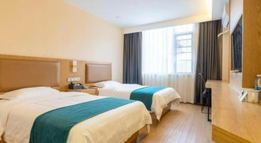 Bed in GreenTree Inn Huangshi Huahu Development Zone Daquan Road