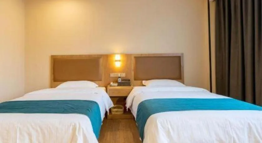 Bed in GreenTree Inn Huangshi Huahu Development Zone Daquan Road