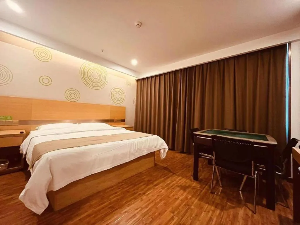 Bed in GreenTree Inn Huangshi Huahu Development Zone Daquan Road