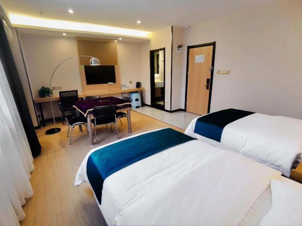 Bed in GreenTree Inn Huangshi Huahu Development Zone Daquan Road