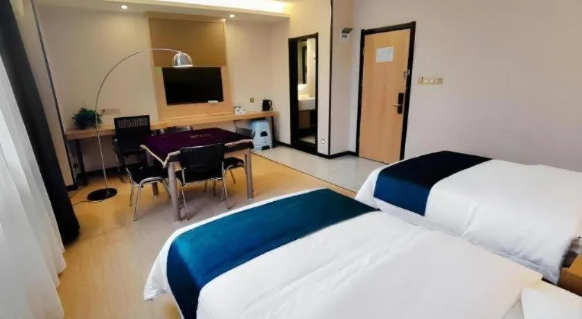 Bed in GreenTree Inn Huangshi Huahu Development Zone Daquan Road