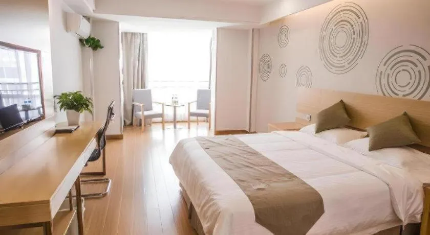 Bed in GreenTree Inn Suqian Suyu District Red Star Macalline