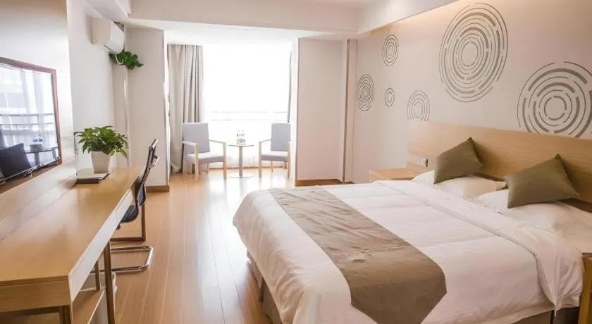 Bed in GreenTree Inn Suqian Suyu District Red Star Macalline