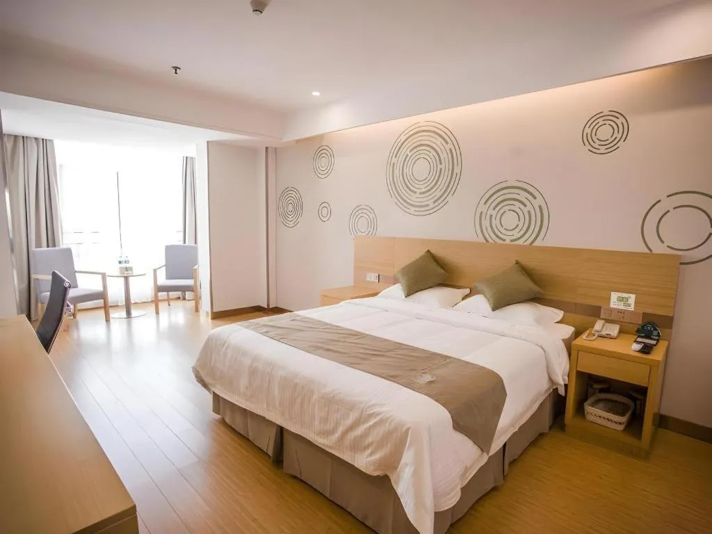 Bed in GreenTree Inn Suqian Suyu District Red Star Macalline