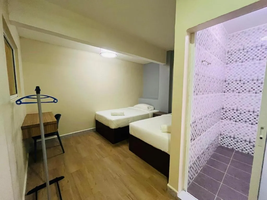 Bed in SemRock Hotel