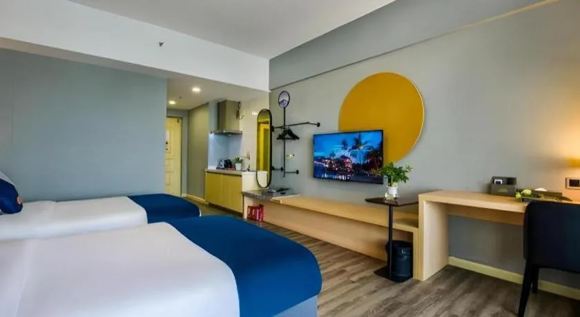 Bed in Imin Hotel