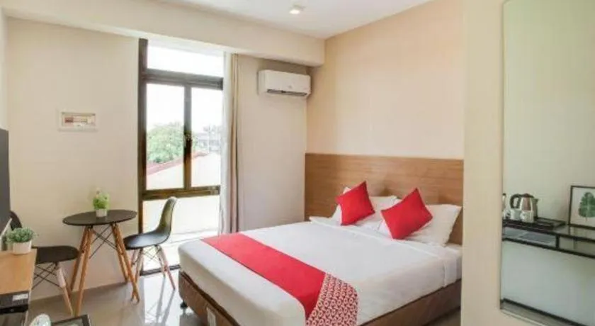 Bed in OYO 553 Truong Giang Hotel