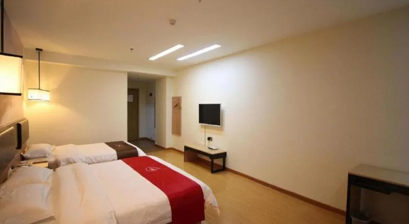 Bed in Thank Inn Hotel Ningxia Yinchuan Xixia District Tongxin Road
