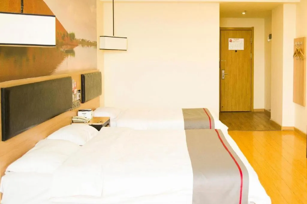 Bed in Thank Inn Hotel Ningxia Yinchuan Xixia District Tongxin Road