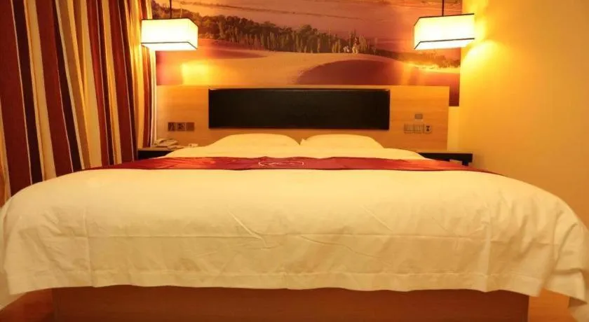 Bed in Thank Inn Hotel Ningxia Yinchuan Xixia District Tongxin Road