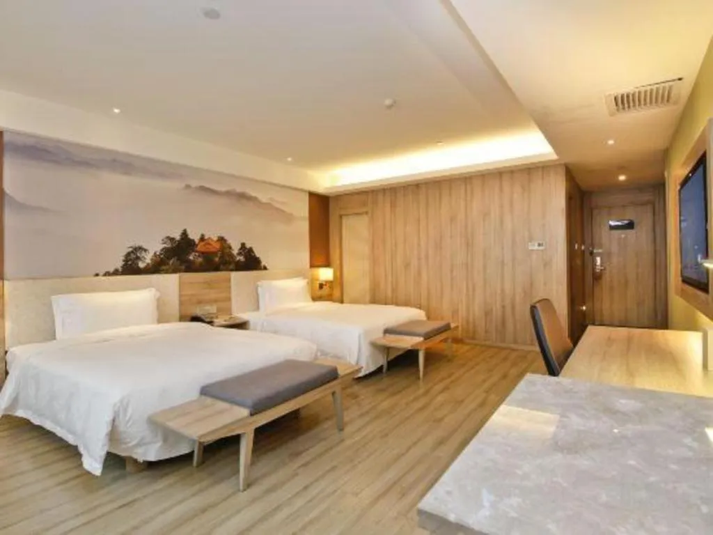 Bed in Atour Hotel Xi'an High Tech Dazhai Road