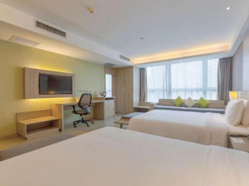 Bed in Atour Hotel Xi'an High Tech Dazhai Road