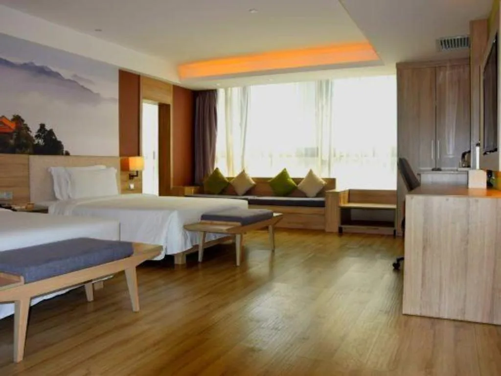 Bed in Atour Hotel Xi'an High Tech Dazhai Road