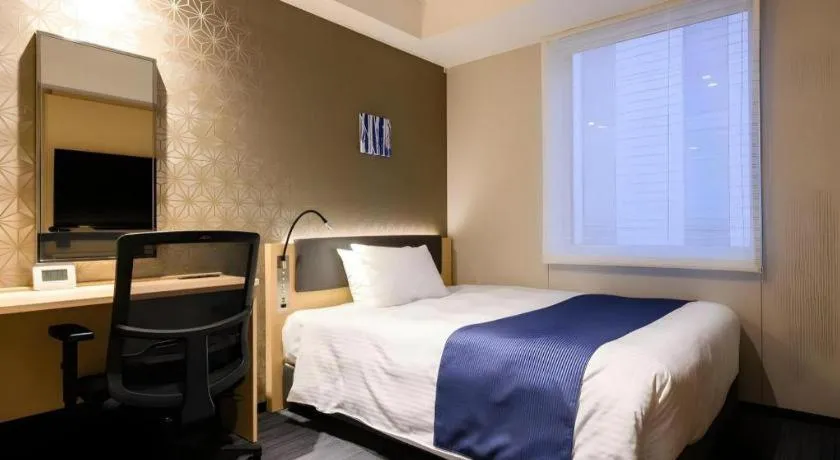Bed in KEIKYU EX INN Haneda Innovation City 2 minutes walk from HICity Exit of Tenkubashi Station