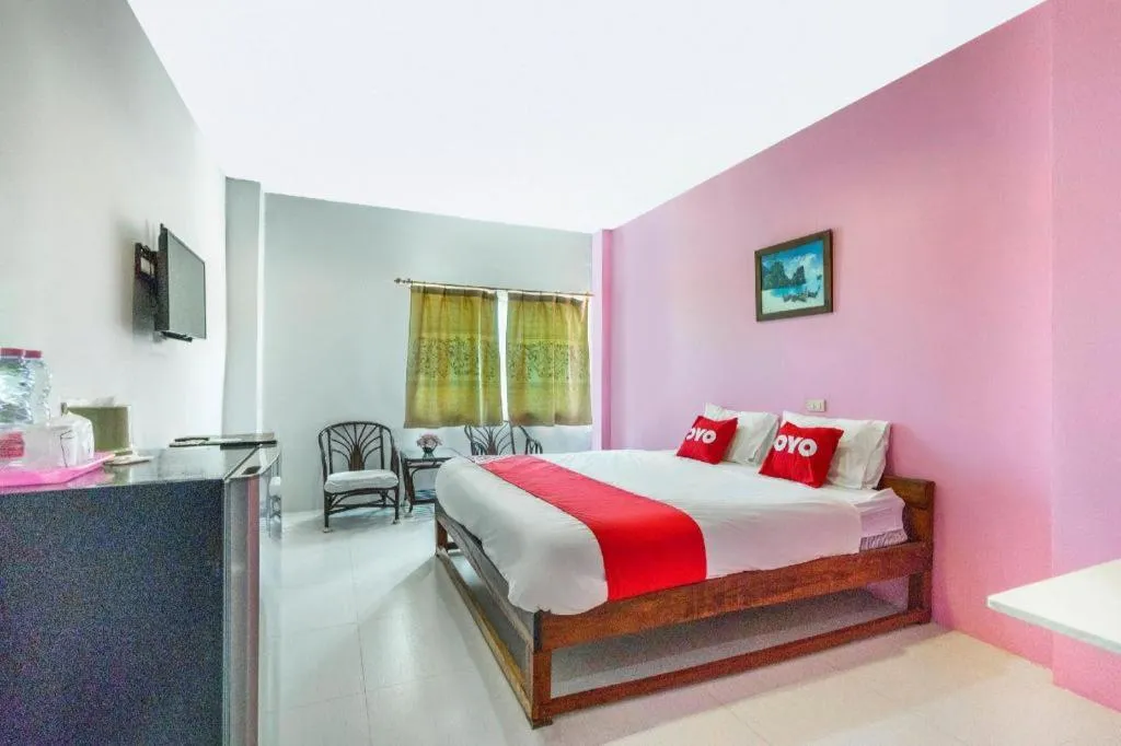 Bed in Thanagrit Apartelle