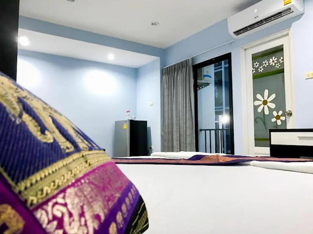 Bed in Delighted Bangkok Hotel