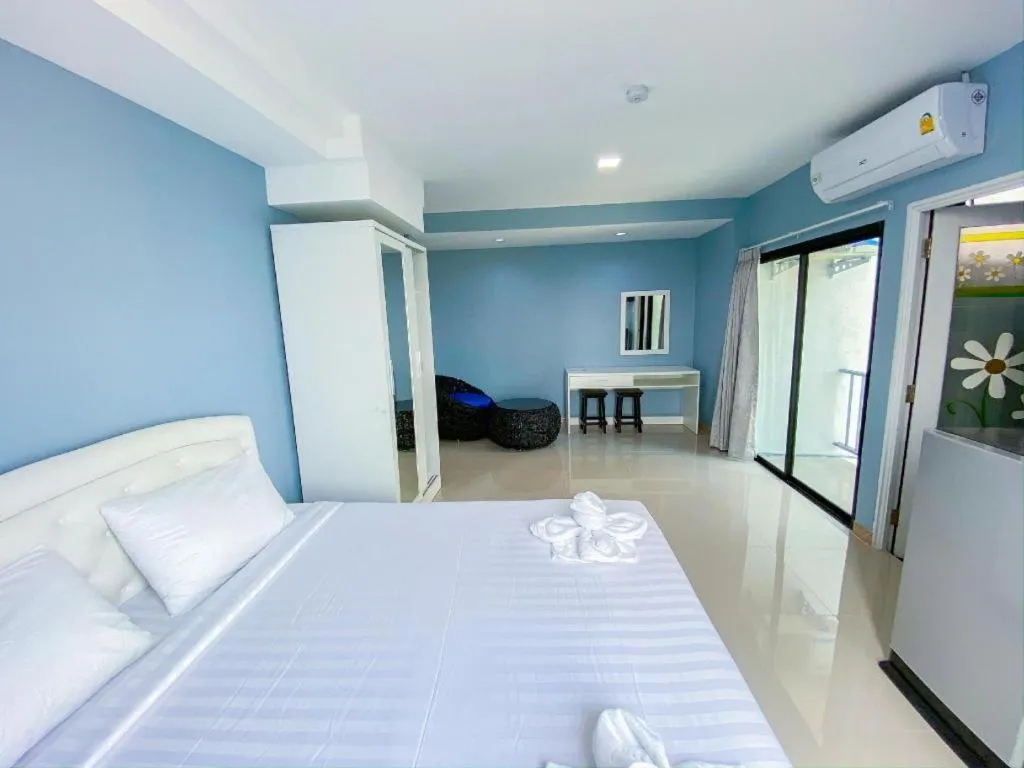 Bed in Delighted Bangkok Hotel