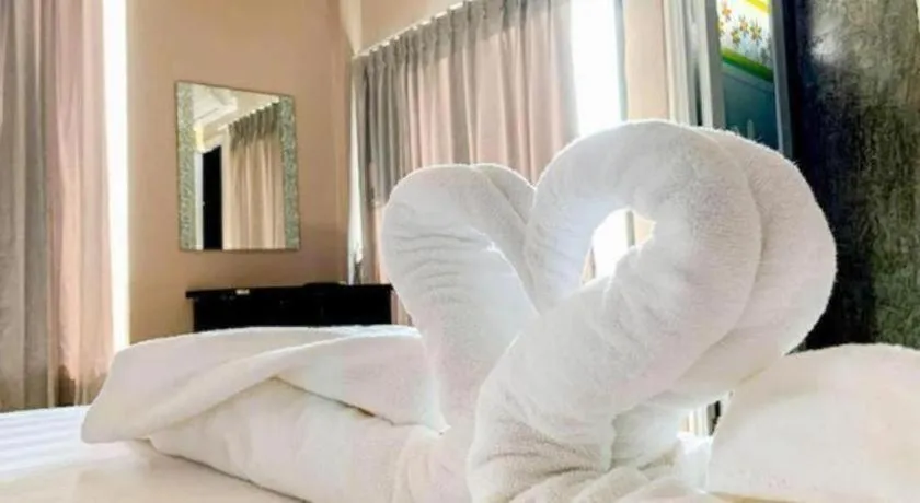 Bed in Delighted Bangkok Hotel