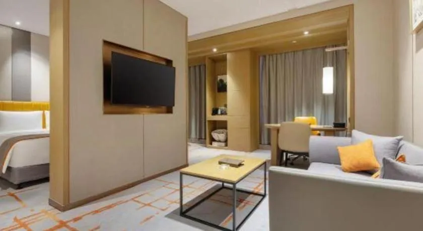 Bed in Hui Feng Wan Yun Hotel Hefei