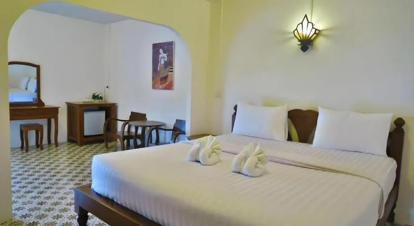 Bed in Nan Lanna Hotel