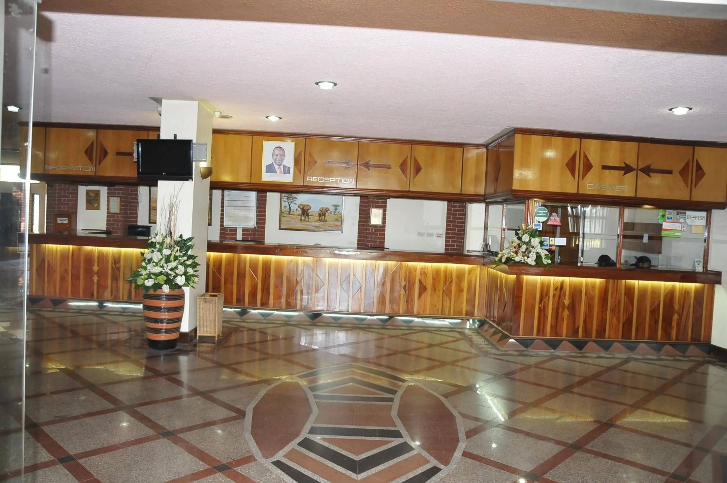 Lobby or reception in Utalii Hotel