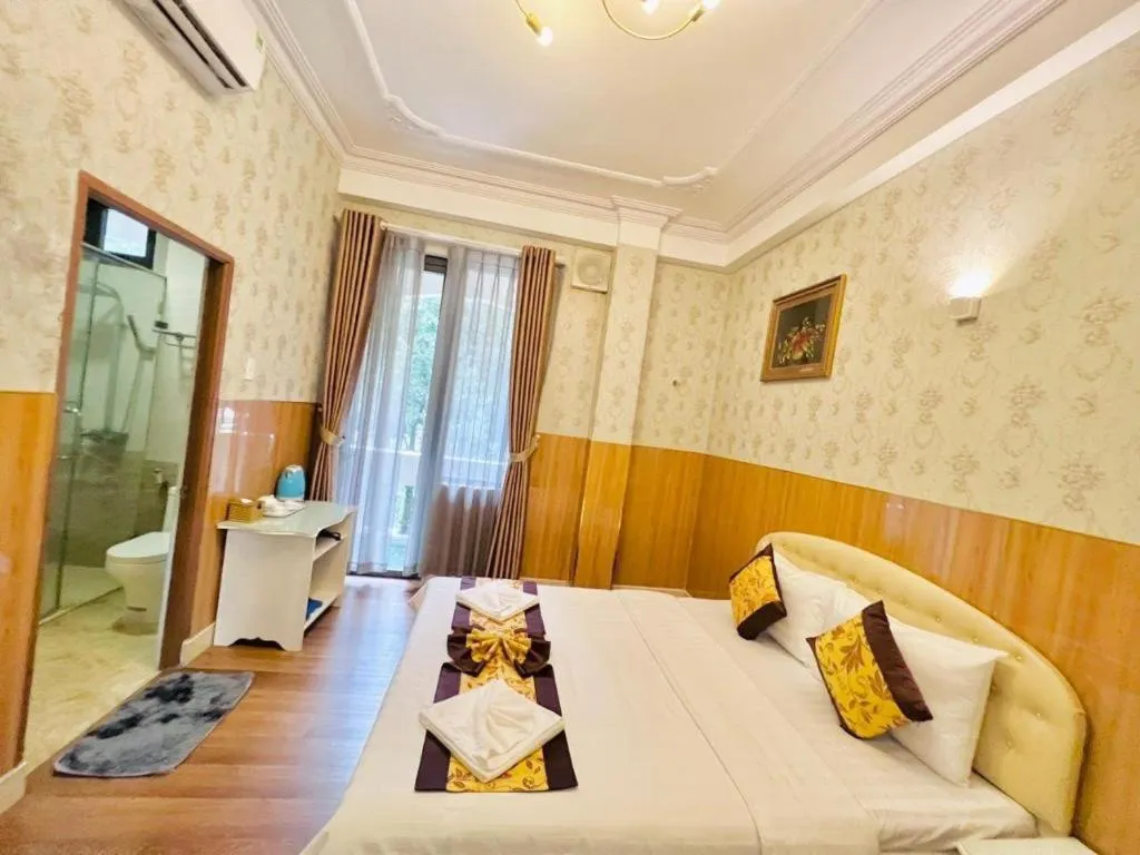 Bed in Truc Huyen Hotel