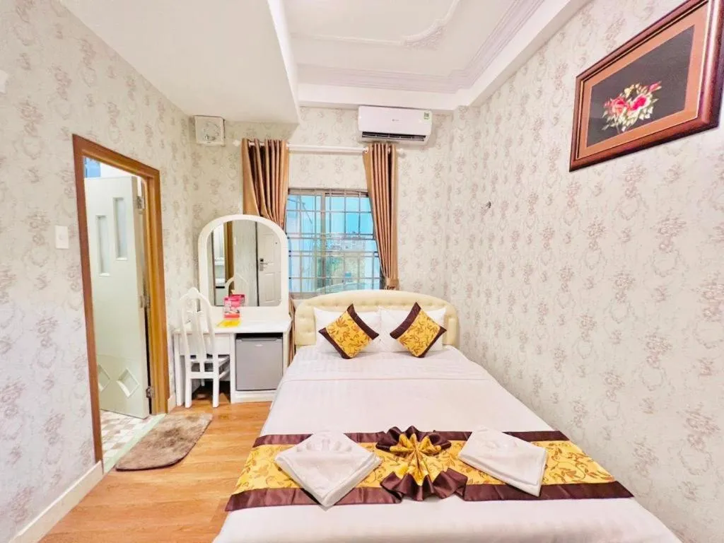 Bed in Truc Huyen Hotel