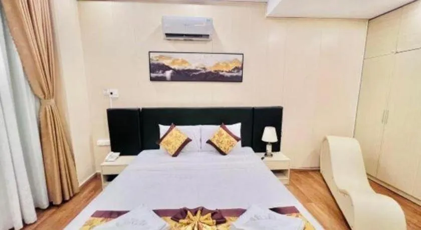 Bed in Truc Huyen Hotel