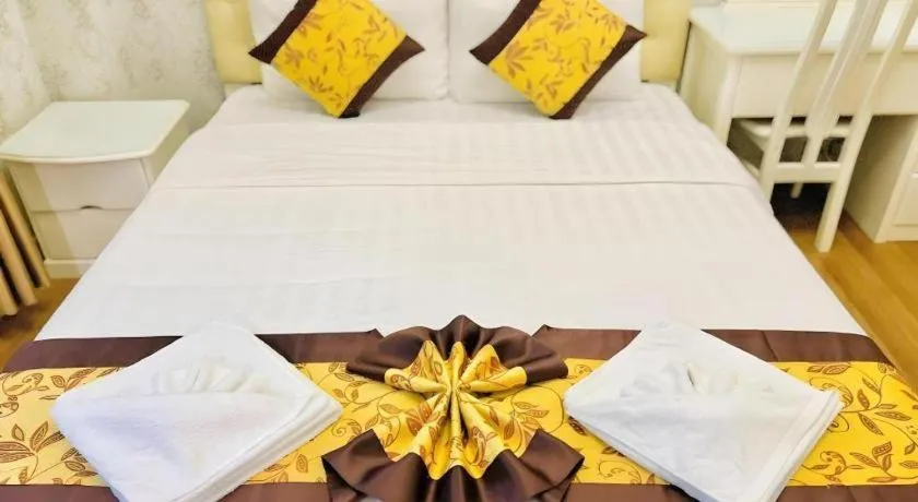 Bed in Truc Huyen Hotel