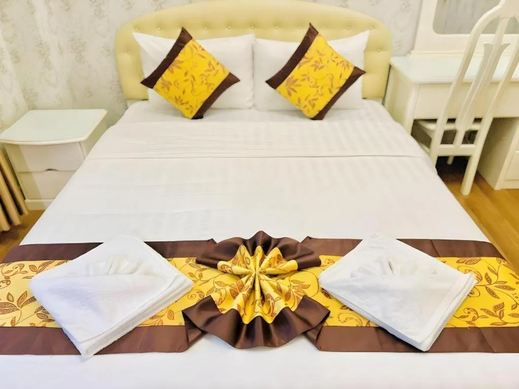 Bed in Truc Huyen Hotel