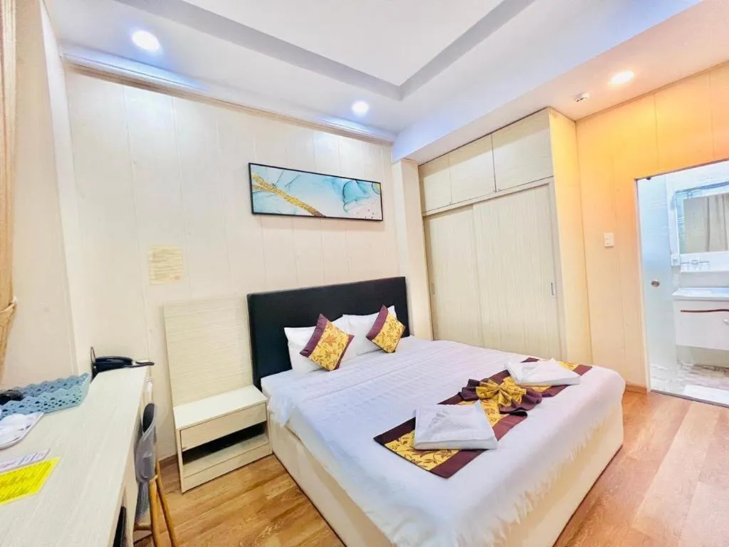 Bed in Truc Huyen Hotel