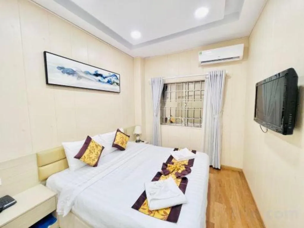 Bed in Truc Huyen Hotel