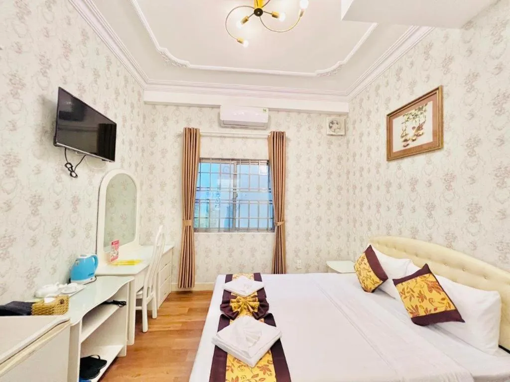 Bed in Truc Huyen Hotel