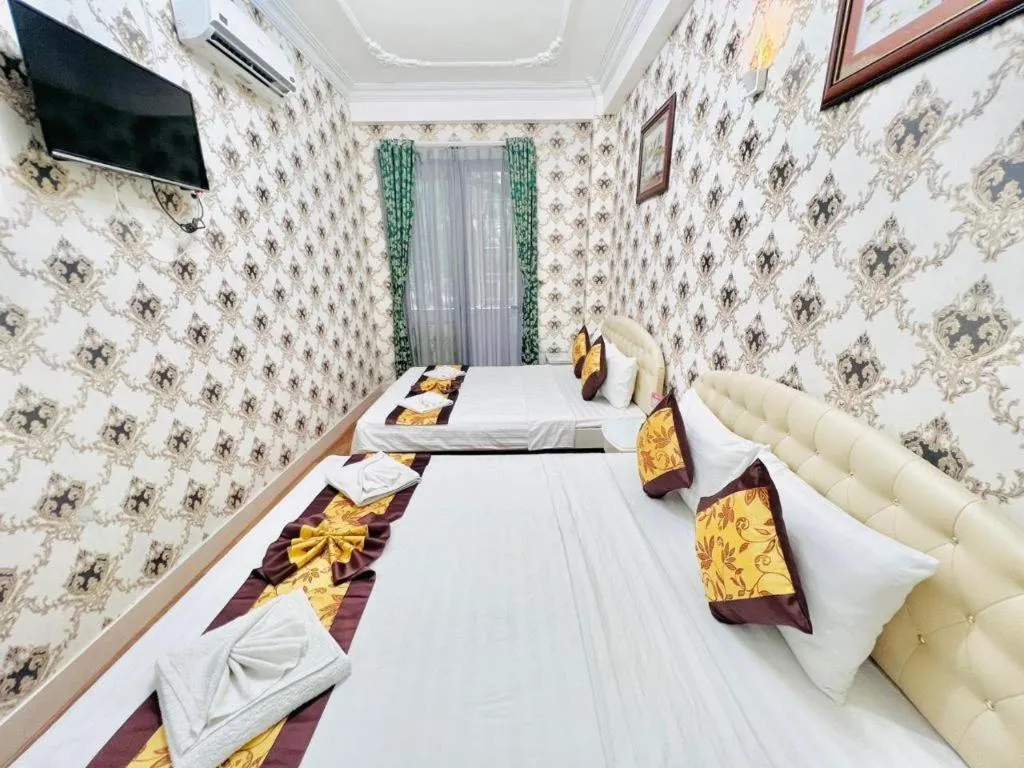 Bed in Truc Huyen Hotel