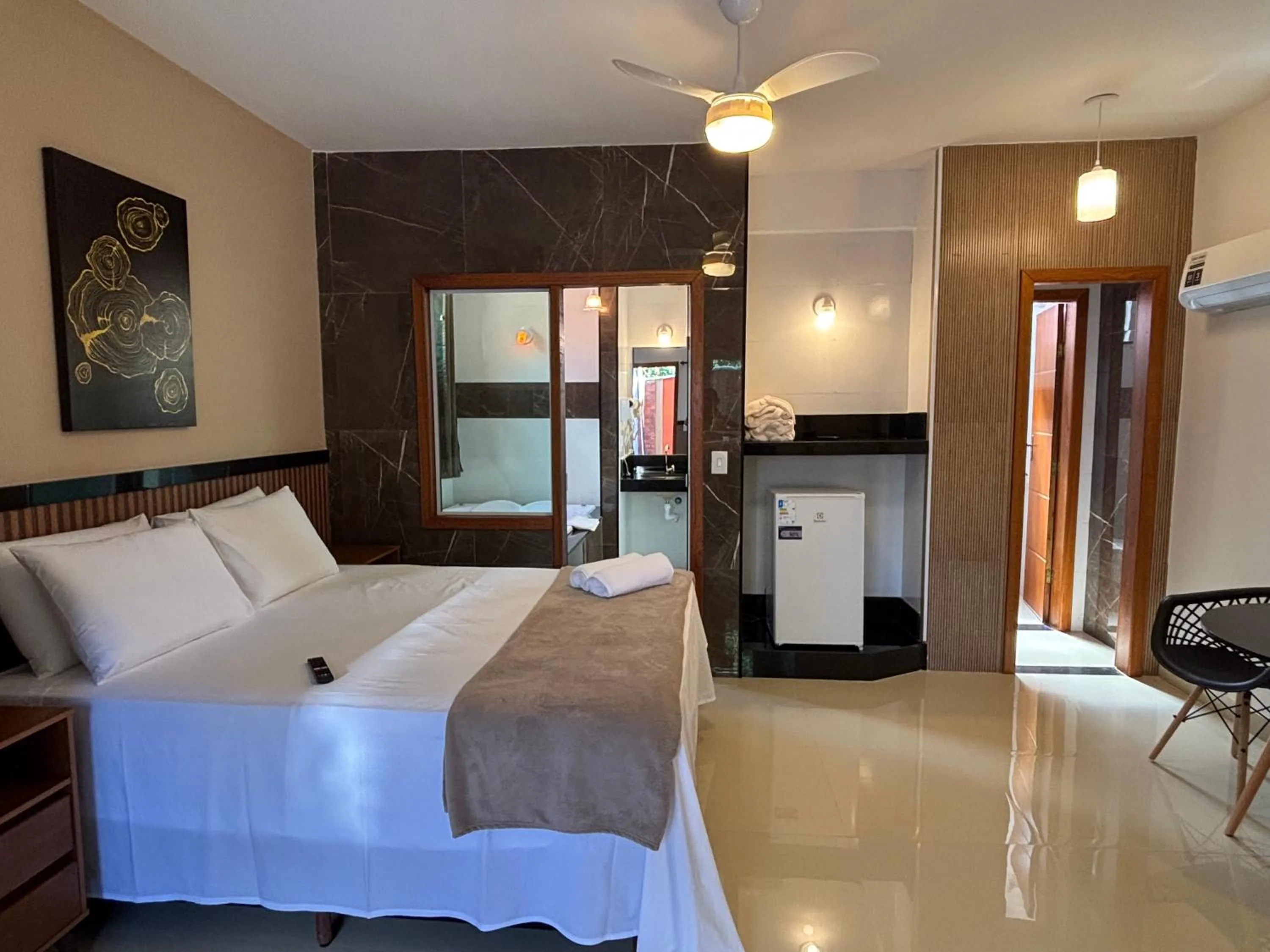 Bed in Pousada Estalagem Da Serra