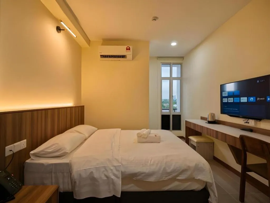 Bed in Weiss Hotels Kepong Baru