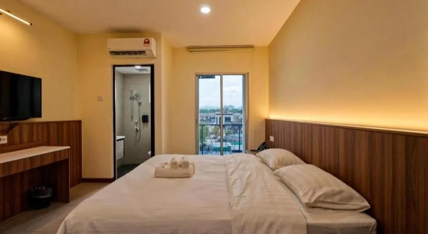 Bed in Weiss Hotels Kepong Baru