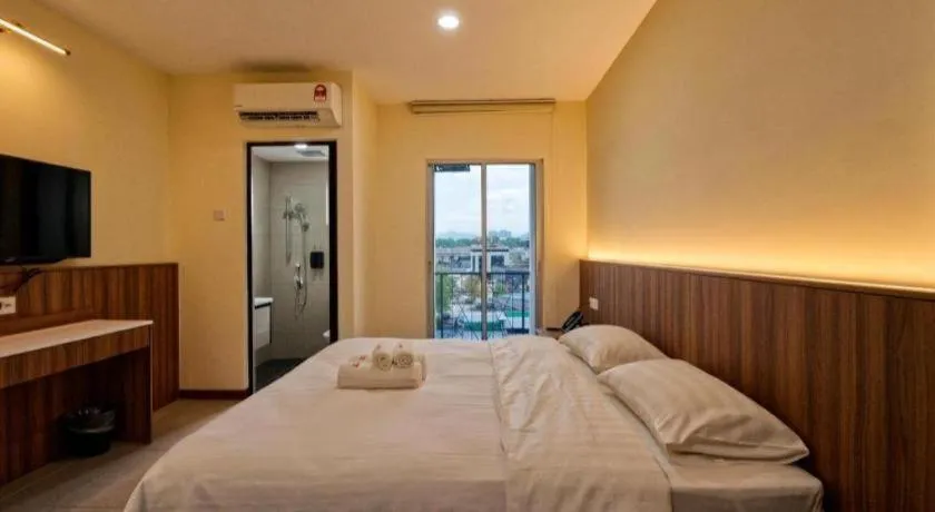 Bed in Weiss Hotels Kepong Baru