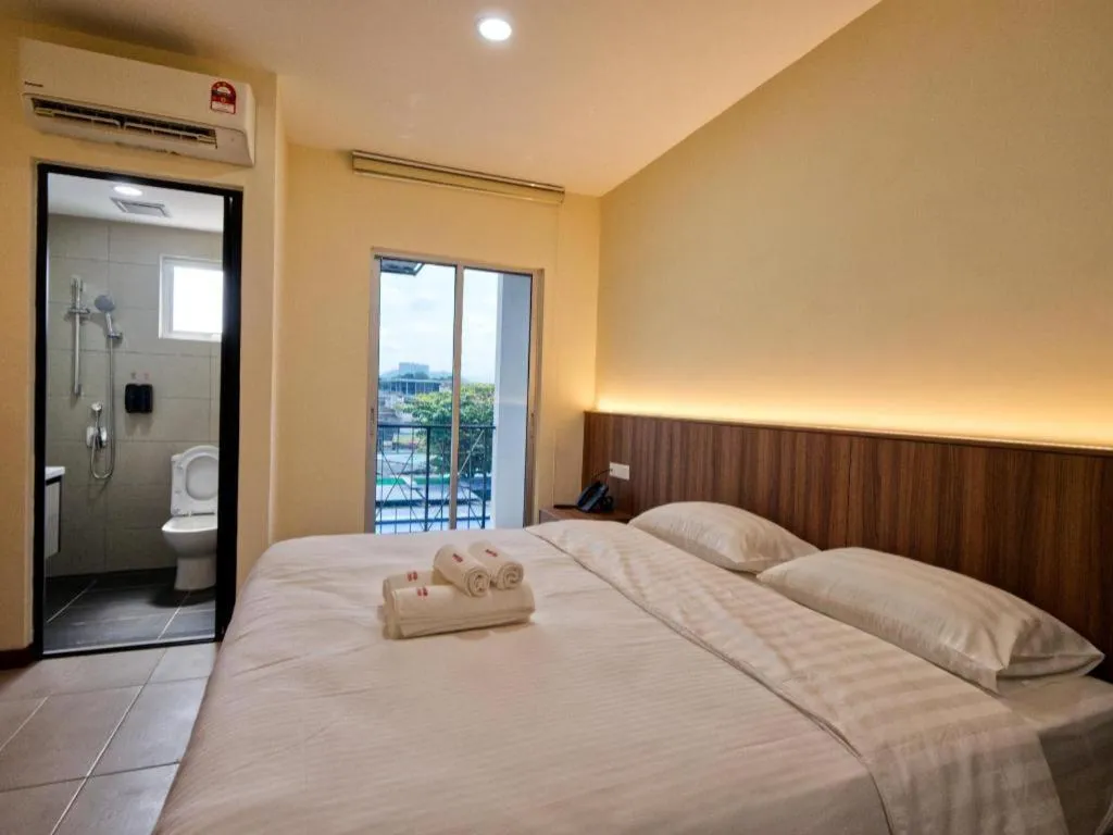 Bed in Weiss Hotels Kepong Baru
