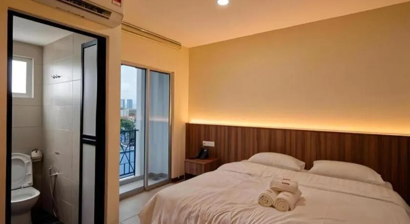 Bed in Weiss Hotels Kepong Baru