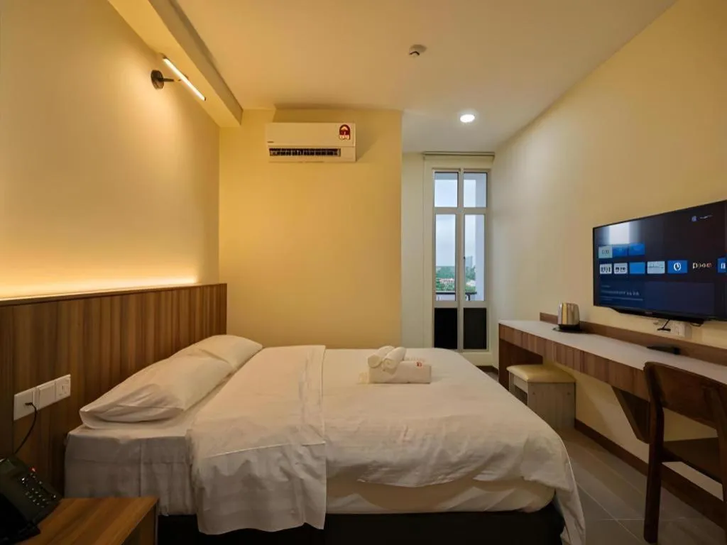 Bed in Weiss Hotels Kepong Baru