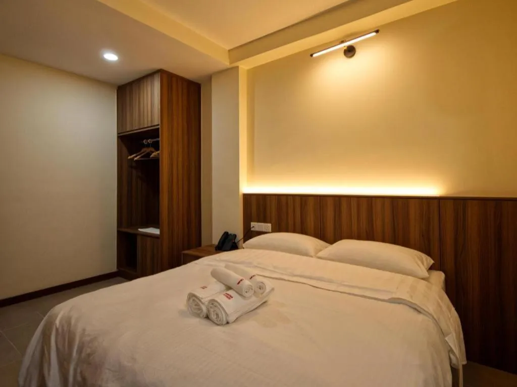 Bed in Weiss Hotels Kepong Baru