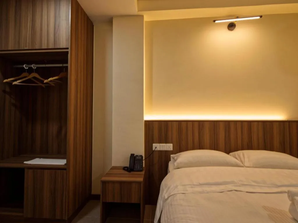 Bed in Weiss Hotels Kepong Baru