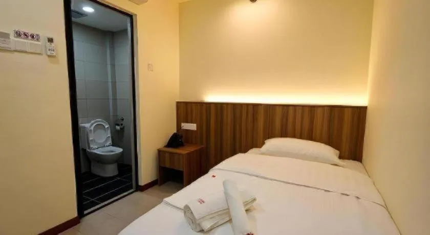 Bed in Weiss Hotels Kepong Baru