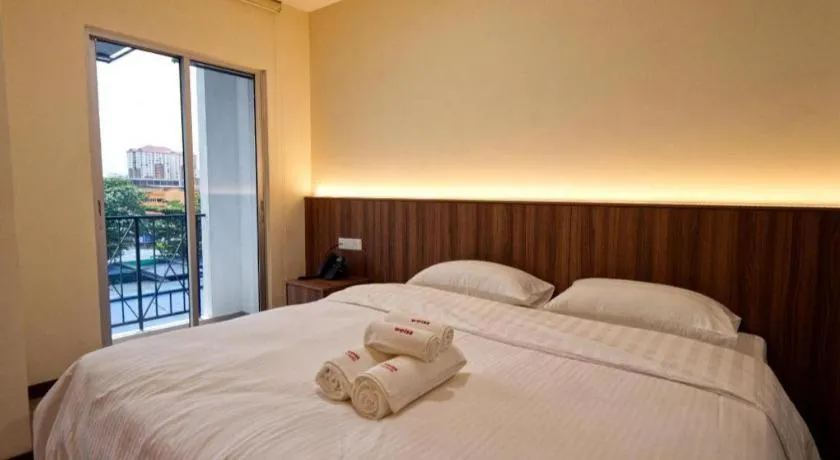 Bed in Weiss Hotels Kepong Baru