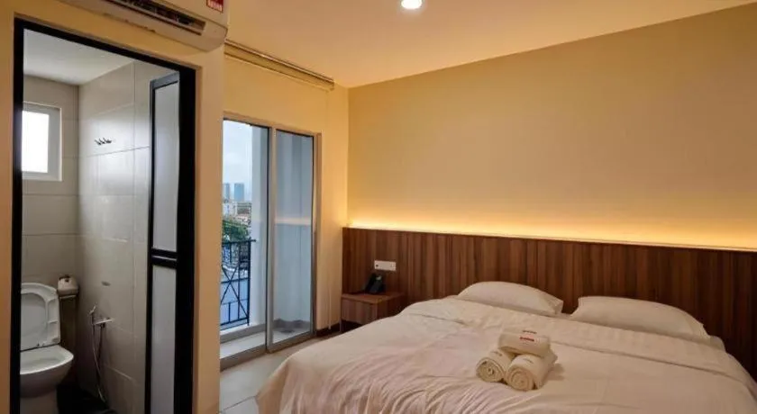 Bed in Weiss Hotels Kepong Baru